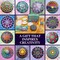 Paint by Numbers Kits for Adults – Mandala Rock Painting Dot Art Kit with Wooden Rocks, Mandala Stencils, Dotting Tools & Acrylic Paints, DIY Relaxing Craft Kit for Beginners and Hobby Artists